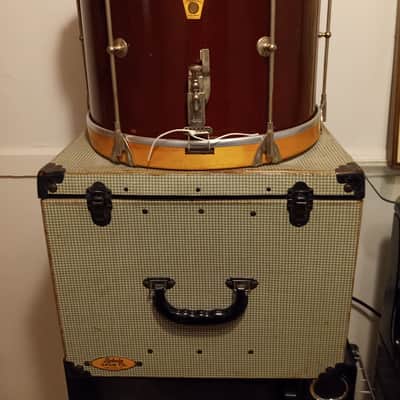 1966 Ludwig 14"x10" Student Marching Snare with Original Houndstooth Case image 1