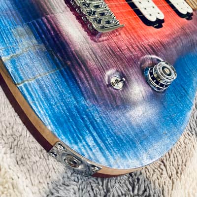 Aurora Burst, Double Cut, Seymour Duncan- Stokarski Custom Guitars image 9