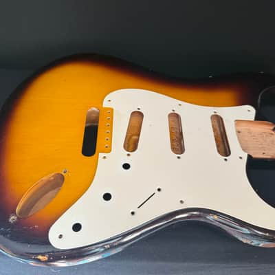 🔥 Fender Custom Shop 1957 Stratocaster Relic Body – Chocolate Burst – COA & Neck Plate 🔥 image 14