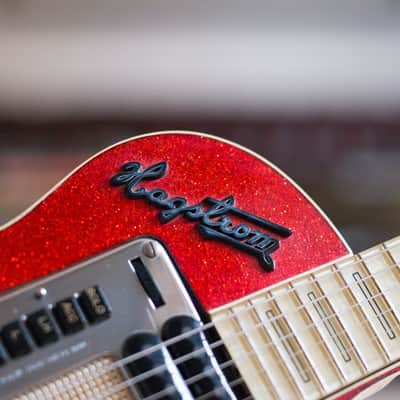 1962 Hagstrom P46 Deluxe - Red Sparkle image 5