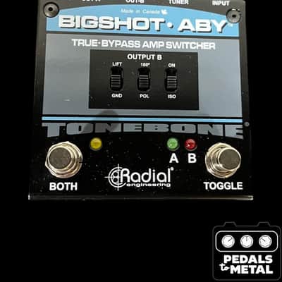 Radial Bigshot ABY True-Bypass Amp Switcher V2 2010s - Black/Blue - X16821 image 2