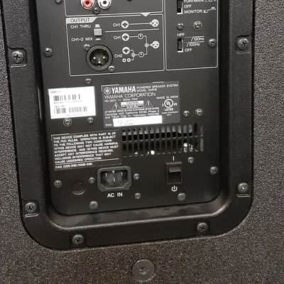Yamaha DHR15 2-Way 1000-Watt 15" Active Loudspeaker 2021 - Present - Black image 2
