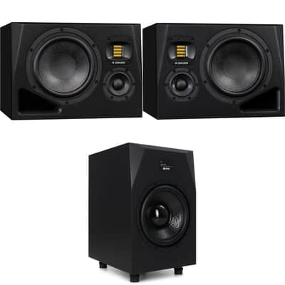 ADAM Audio A8H 8-inch 3-way Powered Studio Monitor Pair with Sub12 12 inch Powered Studio Subwoofer image 1