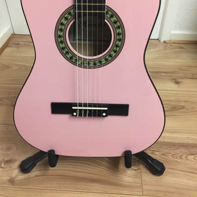Herald Herald HL 34 3/4 Size Classical Guitar Pink image 11