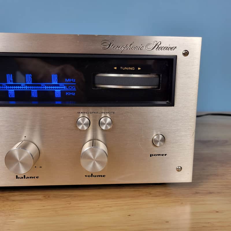 Marantz 2215 Stereophonic Receiver Champagne Face Engraved With Marantz 2215 Stereophonic Receiver Champagne Face Engraved With