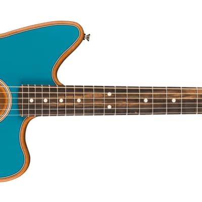 Fender American Acoustasonic Jazzmaster - Ocean Turquoise image 2