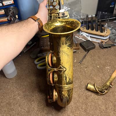 Early Selmer Mark VI Alto Saxophone 1955 Fresh Overhaul image 5