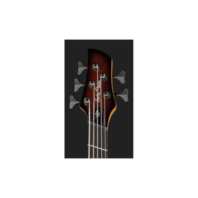 Harley Benton MSB-5 Black Flame Burl image 6