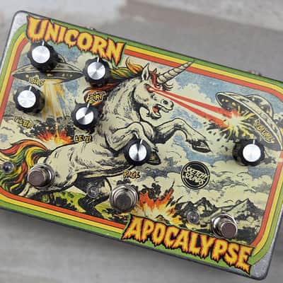 Sketchy Sounds Unicorn Apocalypse Fuzz/Distortion Guitar Pedal (Large Laser Beam Edition) image 4