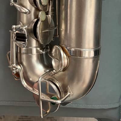 Buescher C Melody Saxophone, Model: True Tone, Silver Finish, Low Pitch image 3