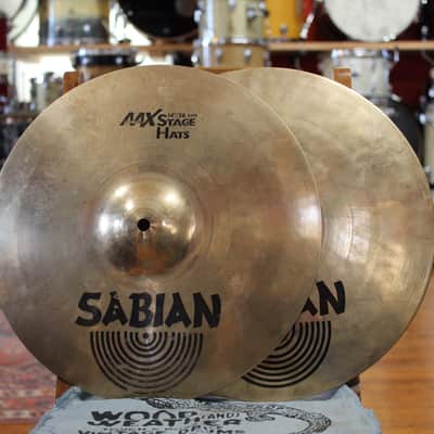 Sabian 14" AAX Stage Hats 982/1430g image 1