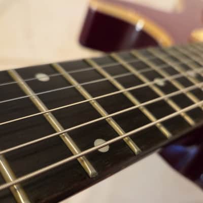 2004 Samick Avion Model AV-1/WR Greg Bennett Design,  Transparent Red image 19