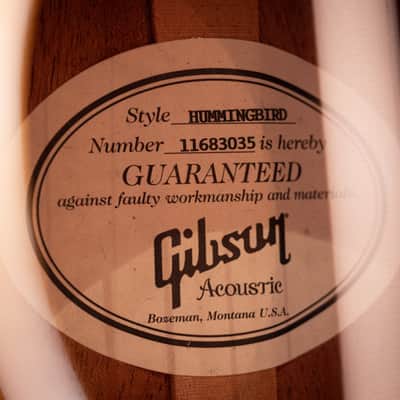 2013 Gibson Hummingbird Standard – Heritage Cherry Sunburst image 14