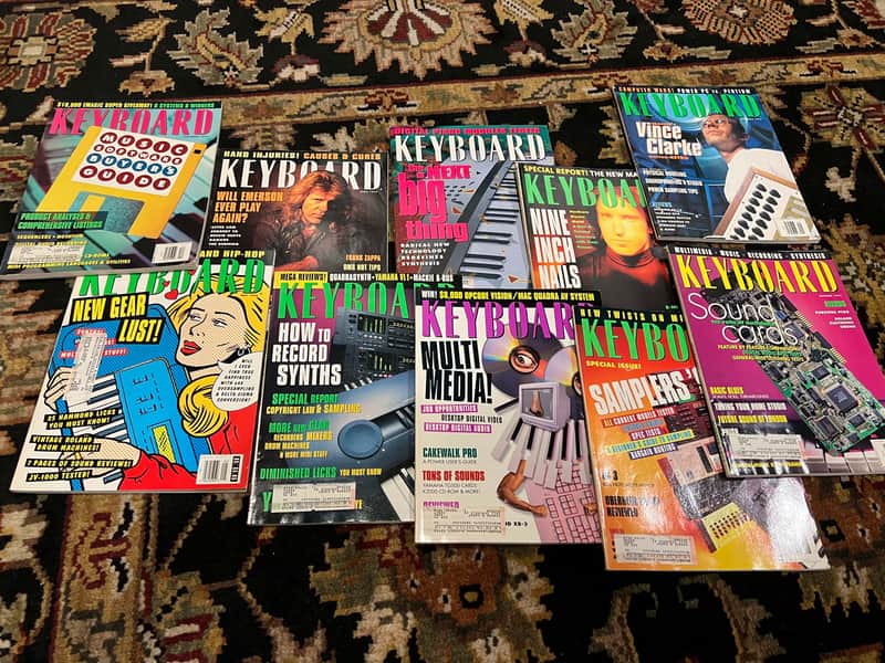 KEYBOARD Magazines 1994 - Lot of 10 issues 1994 image 1