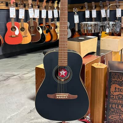 Fender electric-acoustic guitar "Joe Stummer Campfire", Black Matte - Open Box image 1