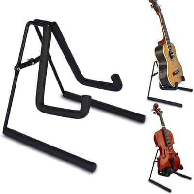 5 Core Ukulele Stand A Frame Metal Body w Soft Padded Arms Support Banjo Ukuleles Mini Guitar Violin image 2