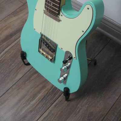 Logan Ash 52 Tele 2026 - Ocean Green nitro gloss lacquer image 3
