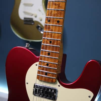 Fender CS Masterbuilt Tele by Yuri Shishkov 2017 - Dark Cherry image 8