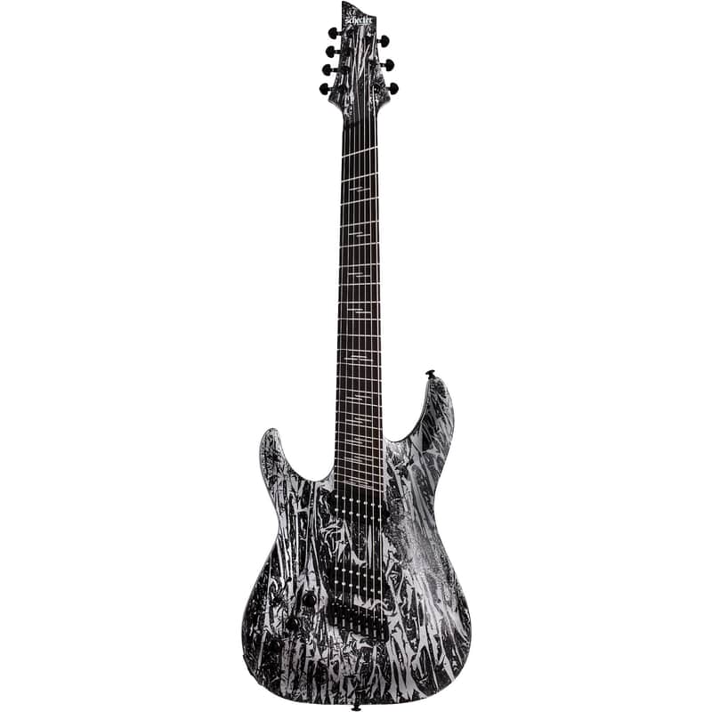 Schecter C-7 Silver Mountain Multiscale Left-Handed image 1