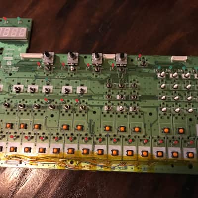 Yamaha RM1X Switch Assembly Control Panel Yamaha XU710 - Repaired image 1