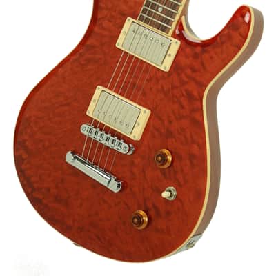 Kurt Wilson Semi-Hollow KW-S7DXL in Trans Amber 13116 image 7