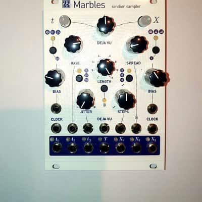 Mutable Instruments Marbles Eurorack Random Sampler Synth Clone Module (White Textured Magpie) image 6