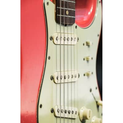 1962 Fender Stratocaster fiesta red image 17