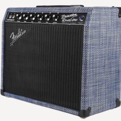 Fender '65 Princeton Reverb Reissue "Chilewich Denim" FSR Limited Edition 12-Watt 1x12" Guitar Combo 2020 - Chilewich Denim image 4