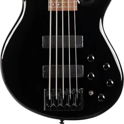 Cort C5DELUXEBK Artisan Series C5 Deluxe Bass Guitar (5 String). Black