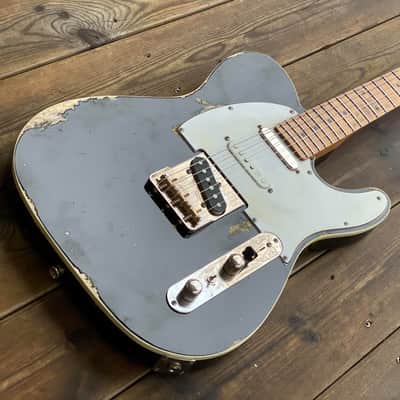 Sonnemo Custom Vintage Twangster - Black with top binding image 1