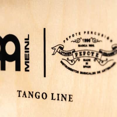 Meinl AETLLE Artisan Edition Cajon Drum, Tango Line, Light Eucalyptus Frontplate image 5