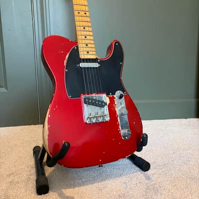 Fender Road Worn Telecaster, Jason Isbell Signature Pickups, Candy Apple Red image 2