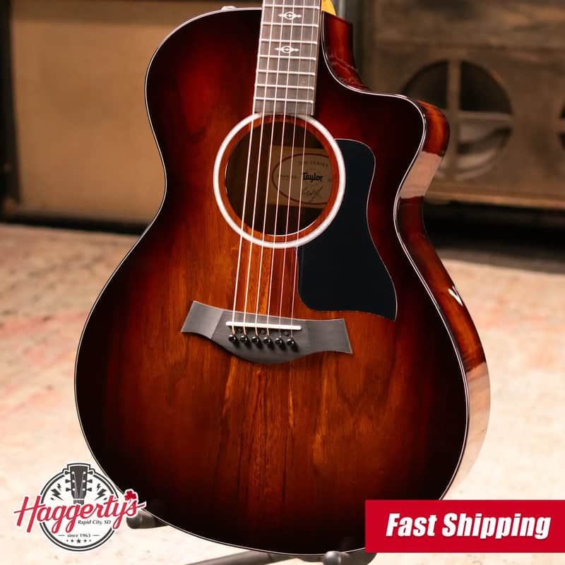 Taylor 222ce-K DLX Grand Concert Acoustic/Electric Guitar with Hardshell Case image 1