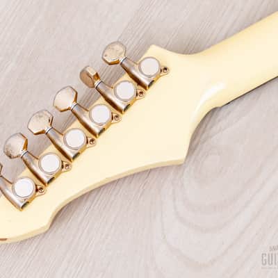 1984 Aria Pro II ZZ Custom Bloody White w/ Gold Hardware & Floyd, Japan Matsumoku image 5