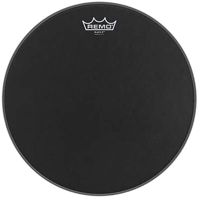 Remo Emperor X Black Suede 13" Snare Head Black Dot image 1