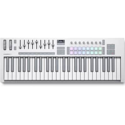 Novation LAUNCHKEY-49-MK4-WH 49-Key MIDI Controller Keyboard - White