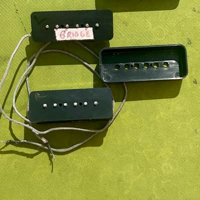 Pair of Gibson P-100 Pickups 1990s - Black image 3