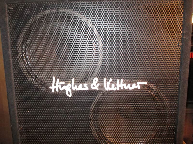 80's HUGHES & KETTNER CAB 2 x 12" CELESTION ROCKDRIVER SPEAKERS image 1