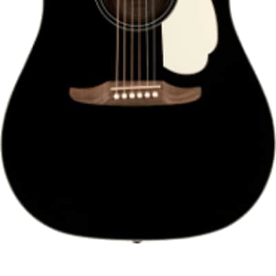 Fender California Standard Redondo CE, Spruce Top, Ivory Pickguard, Black image 1