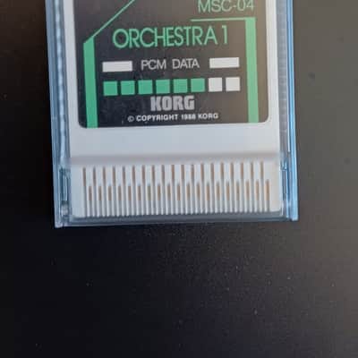 Korg M3R Orchestra 1 Soundcard Set MSC-04 + RPC-04 1989 image 4