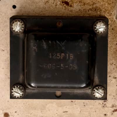 1965 Fender Vibro Champ Vintage Black Panel Tube Amp 1x8, Class A, FEIC image 13