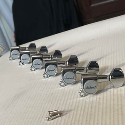 2000's Jackson Kelly & Dinky Guitar Chrome Jin Ho Korea Tuners Tuning Pegs 6 In Line image 3