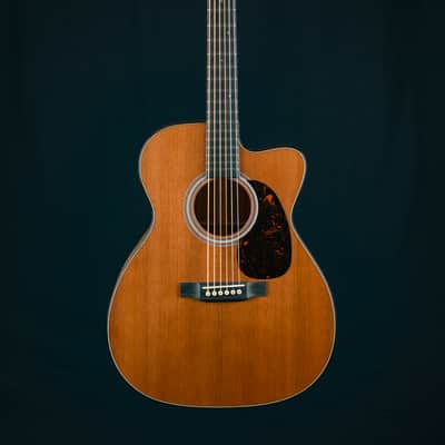 Martin M 0000 Cutaway Custom Premium Flamed Koa and Sinker Redwood NEW image 2