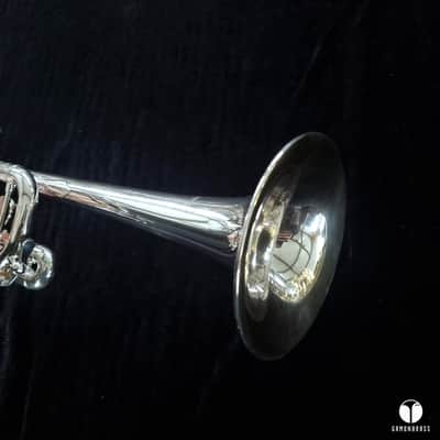 Large bore Courtois Paris PRESTIGE 301 C key trumpet case mouthpiece gamonbrass image 4