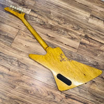 Carlino Nielsen Korina single humbucker EX #8 2019 - Korina relicd image 12