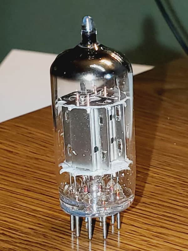12AX7/ECC83 Ei/Telefunken Chrome Plate MaxiPreAmp2/TV-7 tested (1) tube lot image 1