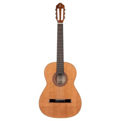 Ortega R200SN Traditional Series Cedar Top Mahogany Neck Nylon 6-String Classical Acoustic Guitar w/Gig Bag image 4