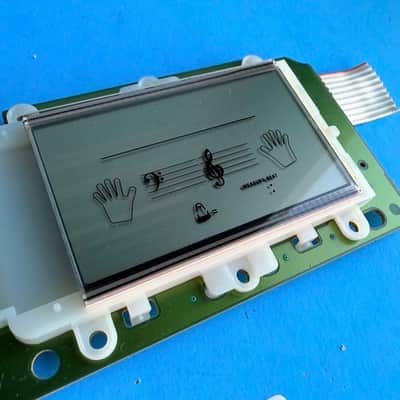 CASIO LK-92TV Lighting Keyboard Part: Display Screen Board PCB M649-LCA1 image 4