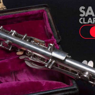 Vintage King Bb Metal Clarinet – H.N. White Co. – 100% Playable image 8