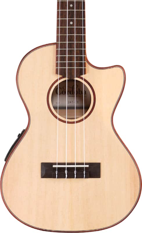 Cordoba 24T-CE Spruce Acoustic-Electric Tenor Ukulele image 1